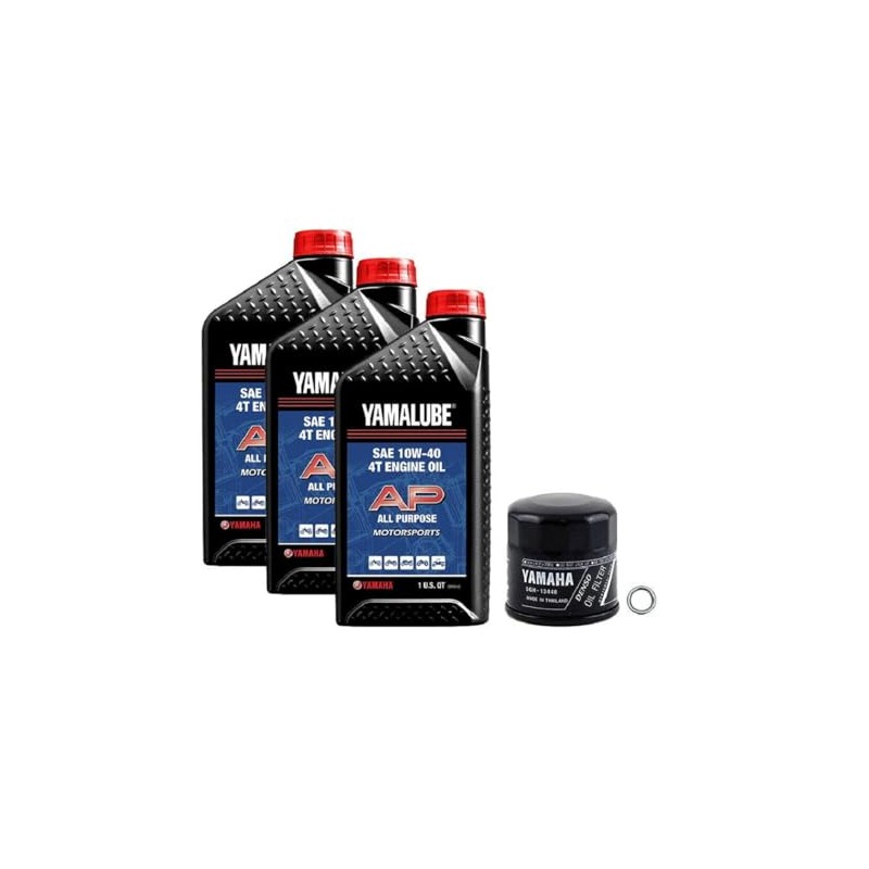 Yamalube Oil Change Kit 10W-40 AP for Yamaha RHINO 450