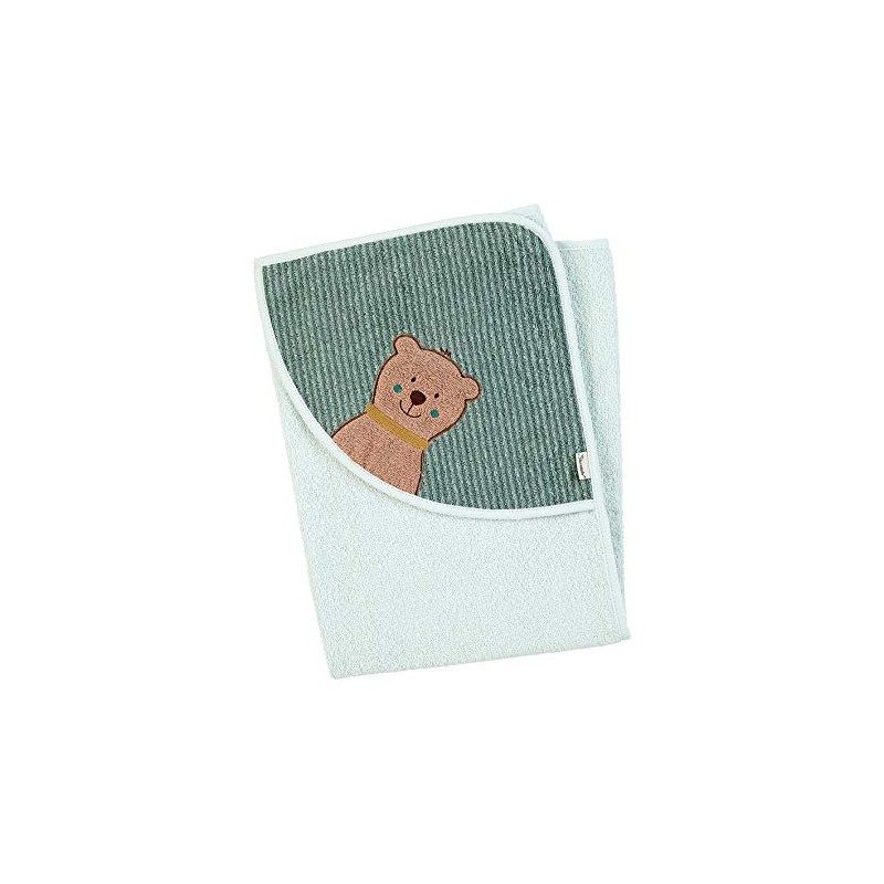 Sterntaler Ben Bear Hooded Bath Towel, Age 0 Months +,