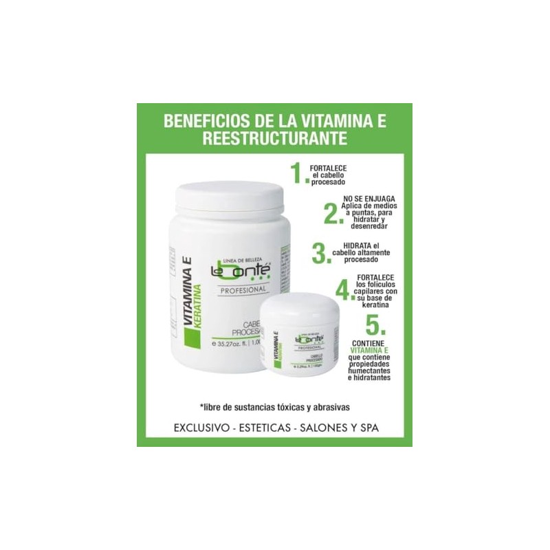 Labonte Mascarilla Capilar con Vitamina E y Keratina, 150g