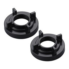 Mounting Lock Nut for Basin Faucet: 1/2" IPS Durable Easy Installtion Winged Locknuts Replacement Parts, Mounting Accessories for Bathroom Kitchen Faucet 2PCS