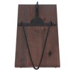 Motorcycle Helmet Rack with Jacket Hook Wood and Iron Wall