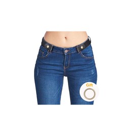 No Buckle Stretch Belts for Men and Women, Invisible No Show Adjustable Belts for Jeans Pants