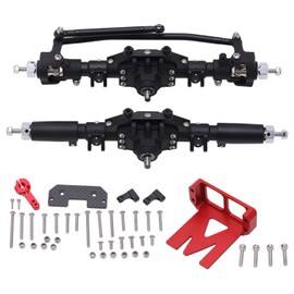 Aluminum Alloy RC Car Upgrade Parts RC Front Rear Axle Drive Arm for Axial SCX10 II 90046 90047Black