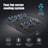 Rack Mount Fan 1U Network 19”Racks with Digital Display Screen