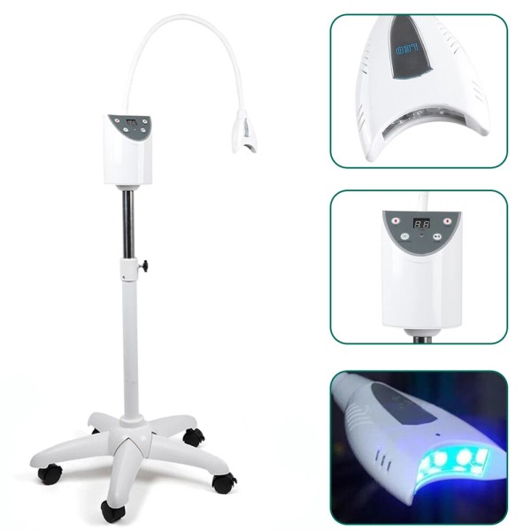 Unbranded Dental Mobile Teeth Whitening Lamp Machine LED Cold Light