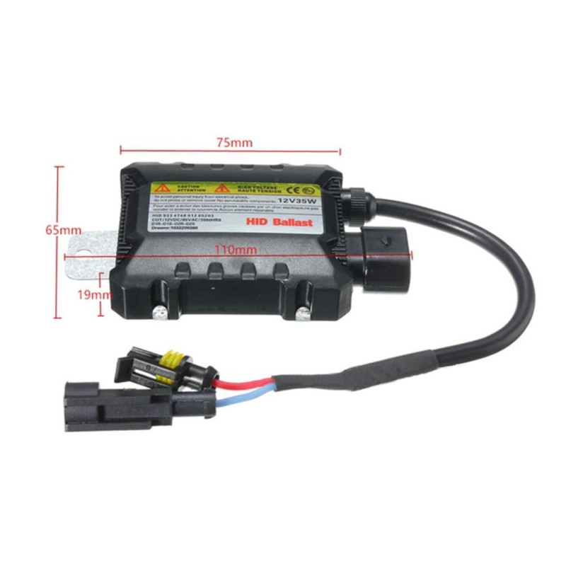 New 2 pcs 35W Digital HID Ballast Transformation Replacement for