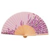  [Setcreasea] handoherudosiruku & Bamboo Hand Fan is, Cool in