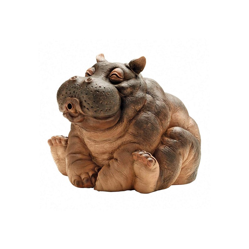 Design Toscano Hanna, the Hippo Spitter Piped Statue