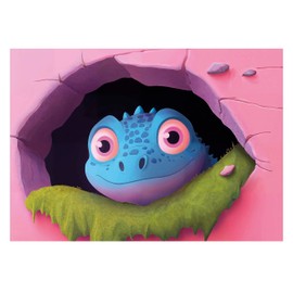 Educa Set of 4 progressive children's puzzles from 20 to 80 pieces. Friendly dinosaurs. Dimensions: 28 x 20 cm. Recommended from 4 years (20222)