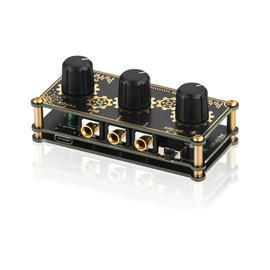 Portable Mini Stereo 2-Channel Line Mixer Headphones Monitoring Club Live Studio Recording