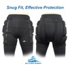 Skating Spirit Zip-on Zip-Off Padded Shorts Protective Crash Pants Tailbone