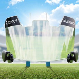 Runxrocy Football Visor Eye Shield Anti-Fog UV Block Universal Fit Outdoor Sports Eye Protective Shield for Helmet with Visor Clips Scratch Resistance
