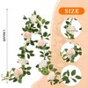 Carlita‘s Blooms Artificial Rose Garlands Rose Vines Leaves Banners Hanging