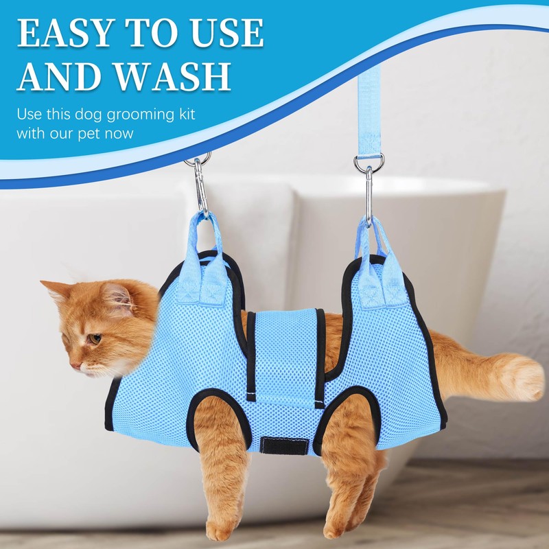 PatiencET Cat Grooming Hammock for Nail Trimming Pet Hammock for
