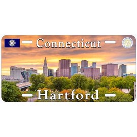 Hartford Connecticut Novelty Car License Plate