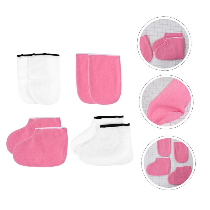 IWOWHERO Manicure Foot Cover 2 Pack Foot Membrane Covers Wax