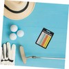 Outanaya 10pcs Golf Scorecards Golf Distance Reference Cards for Accurate