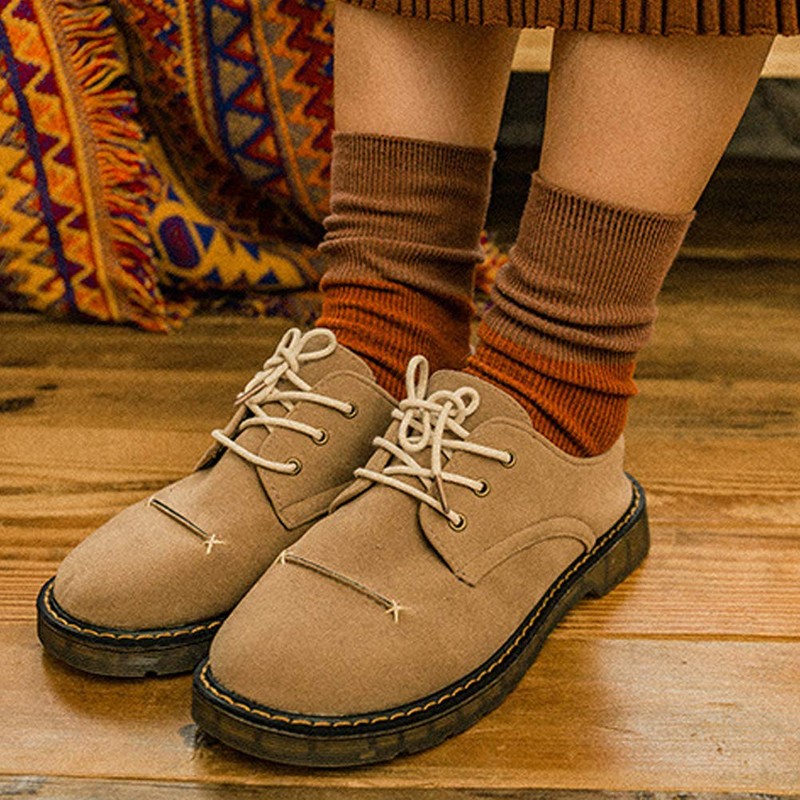AOIREMON Women's Socks, One Point, Cute Inner Socks, Solid, Casual,