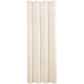 Decorative curtain opaque universal ribbon tape micro satin., beige, 140x245 cm
