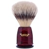 Facette Plisson Shaving Brush - Handle with Walnut and White