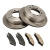 PHILTOP Rear Brake Pads and Rotors kit Fit for Lexus
