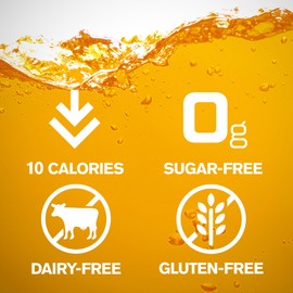 Promino Drink Mix, Post Workout Plant-Base Protein Powder- Orange, 30 Servings