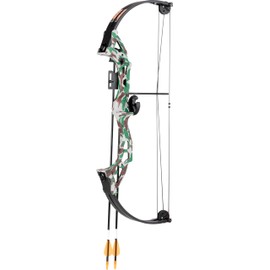Bear Archery Brave Bow Set for Youth, Right Hand, Camo