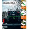 Strapinno Retractable Ratchet Tie-Down Straps,5,000 lbs Breaking Strength- 2 in