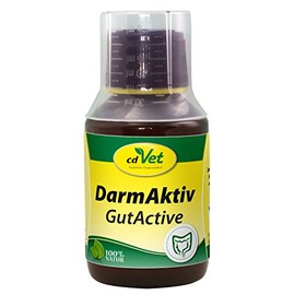 cdVet Naturprodukte DarmAktiv Hund & Katze 100 ml - Hund, Katze - Ergänzungsfuttermittel - Unterstützung der Darmflora - fördert die Verdauung - stärkt das Immunsystem - Verdauungsprobleme -