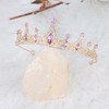 Amariver Gold Wedding Crown Crystal Tiara for Women Queen Crowns