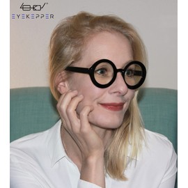 Eyekepper 4-pack Reading Glasses Blue Light Blocking Women Oversized Round Computer Readers +1.00