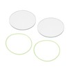 PATIKIL 2" Dia LED Lens, 2 Set Polished Edge Flashlight