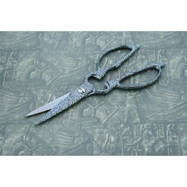 SHARKOX Kitchen Scissors Heavy Duty Shears 8" Non Slip Ultra Sharp Stainless Steel - Dishwasher Safe Food Scissors, Multi-Function kitchen shears, Herb, Poultry, Chicken, BBQ - Stainless Steel Coated