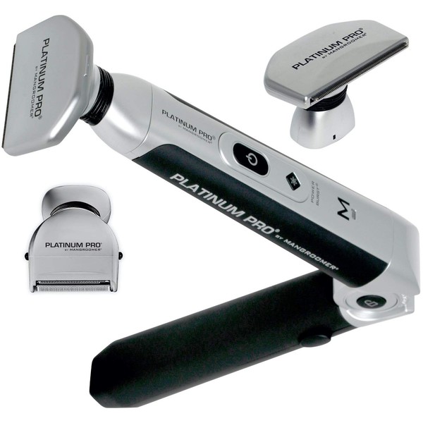 MANGROOMER - PLATINUM PRO New Back Shaver with 3 Shock
