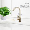 TOKUGAWAMIKA Faucet for Kitchen and Lavatory Antique Single Faucet 360°