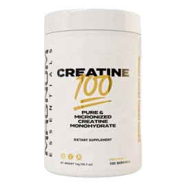 Creatina Magnum 100 Micronizada Monohidratada 200 Servicios Sabor Sin Sabor                                                                           