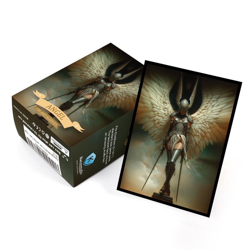 Katomula 100 MTG Card Sleeves with 100 Inner Sleeves, Textured