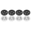 4Pcs Luggage Swivel Wheels Lightweight Flame Retardant Heat Insulation Suitcase