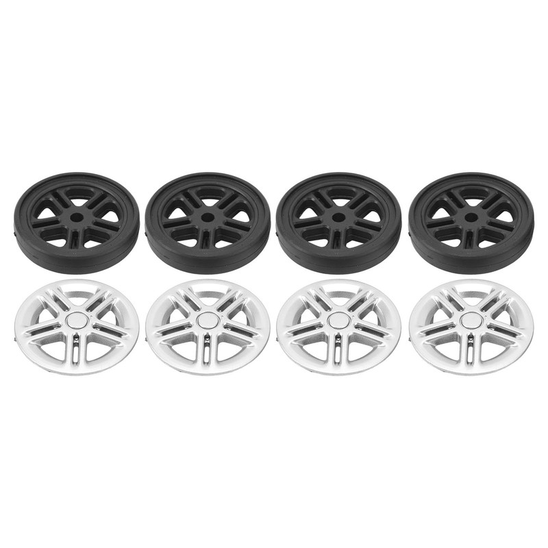 4Pcs Luggage Swivel Wheels Lightweight Flame Retardant Heat Insulation Suitcase