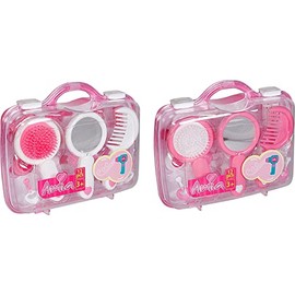 Amia Frisierkoffer mit Zubehör, rosa