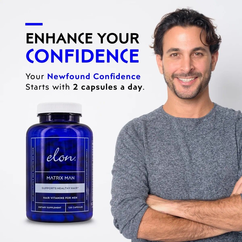 Vitaminas Crecimiento Cabello Elon Matrix Man