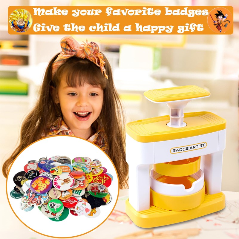 Button Maker Badge Machine 55 mm (2.16 Inches) Press the