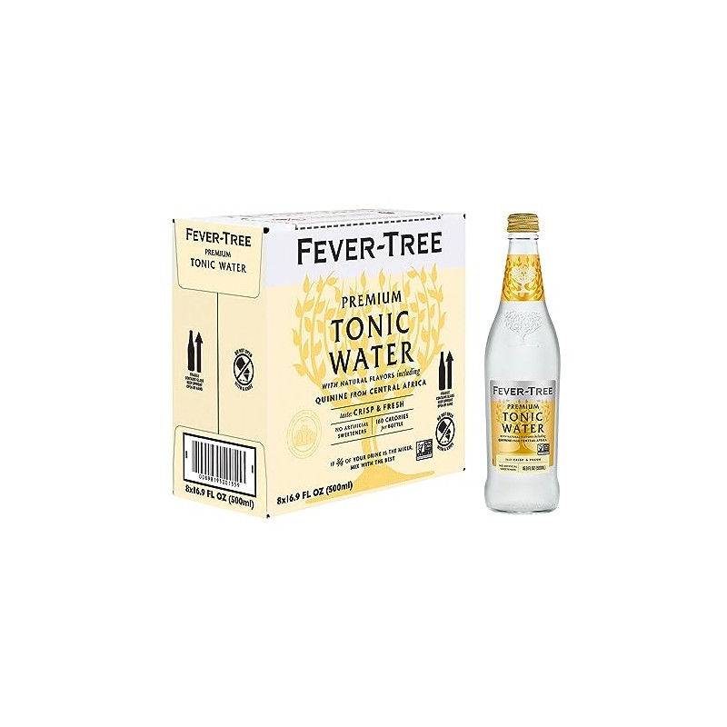 Fever Tree Indian Tonic Water - Premium Quality Mixer -