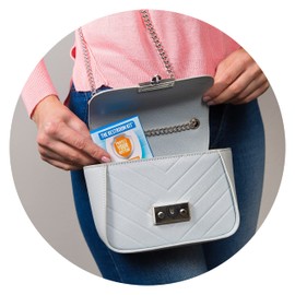 The Restroom Kit Great for Travel (30-Pack) Portable Disposable Oversized Toilet Seat Cover, 3ft 3Ply Toilet Paper, Hand & Flushable Tush Wipe