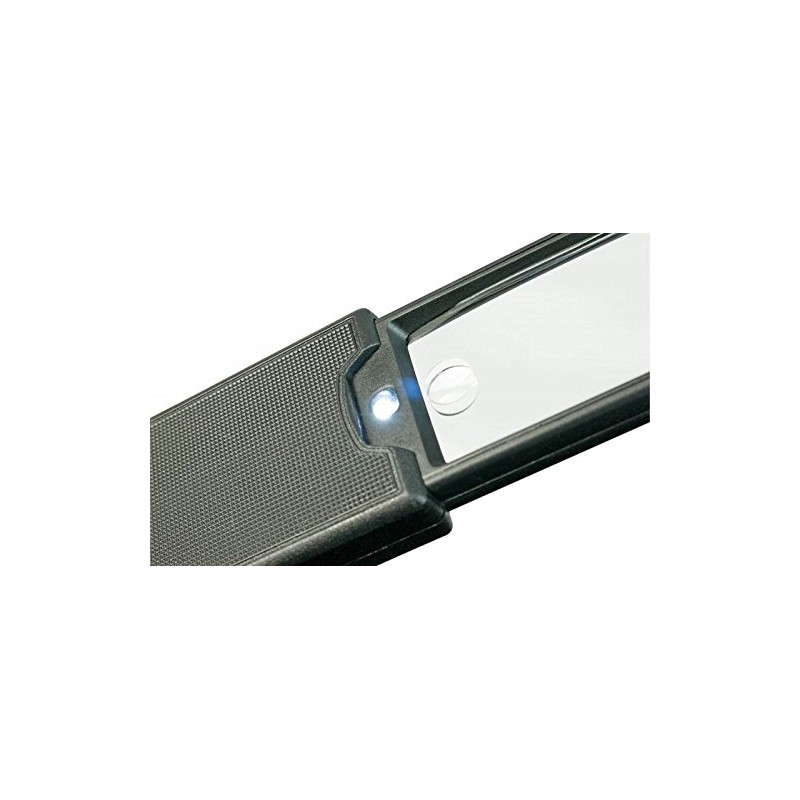 Lindner LED illuminated pocket magnifier with UV LED and LED