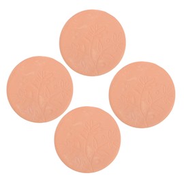 KICHOUSE 4pcs Terracotta Softener Discs Reusable Storage for Food Containers Keep Sugar Fresh for Kitchen Use