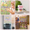 Chunnin Tulip Window Clings Stickers Hello Spring Window Clings Decals