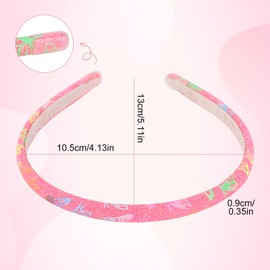 Candygirl Girls' Headbands, Glitter Headband for Women, Sparkly Alice Bands for Girls, Sequin Headband, Glitter Rainbow Headband for Children, Teens, Glitter Headband with Butterfly Star