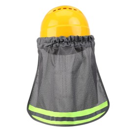 Operitacx Reflective Hard Hat Neck Shade Breathable Construction Hat Visor with Elastic Design for Sun Protection for Men Women Outdoor Work