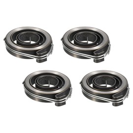 uxcell Drill Press Spring Drill Press Quill Feed Return Coil Spring Assembly Spring Steel Chemical Blackening Finish 680mm Expand Long 35 x 8 x 0.8mm 4 Pcs